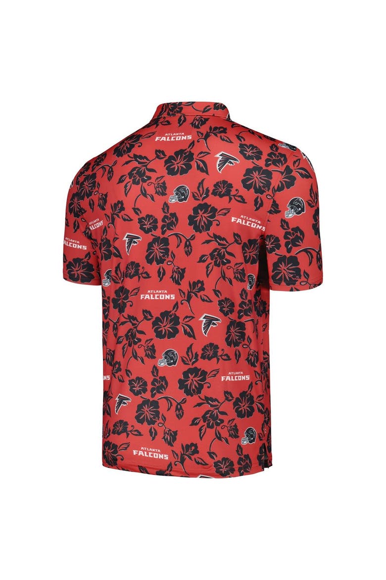 Men's Reyn Spooner Red Atlanta Falcons Pua Performance Polo, Alternate, color, Red