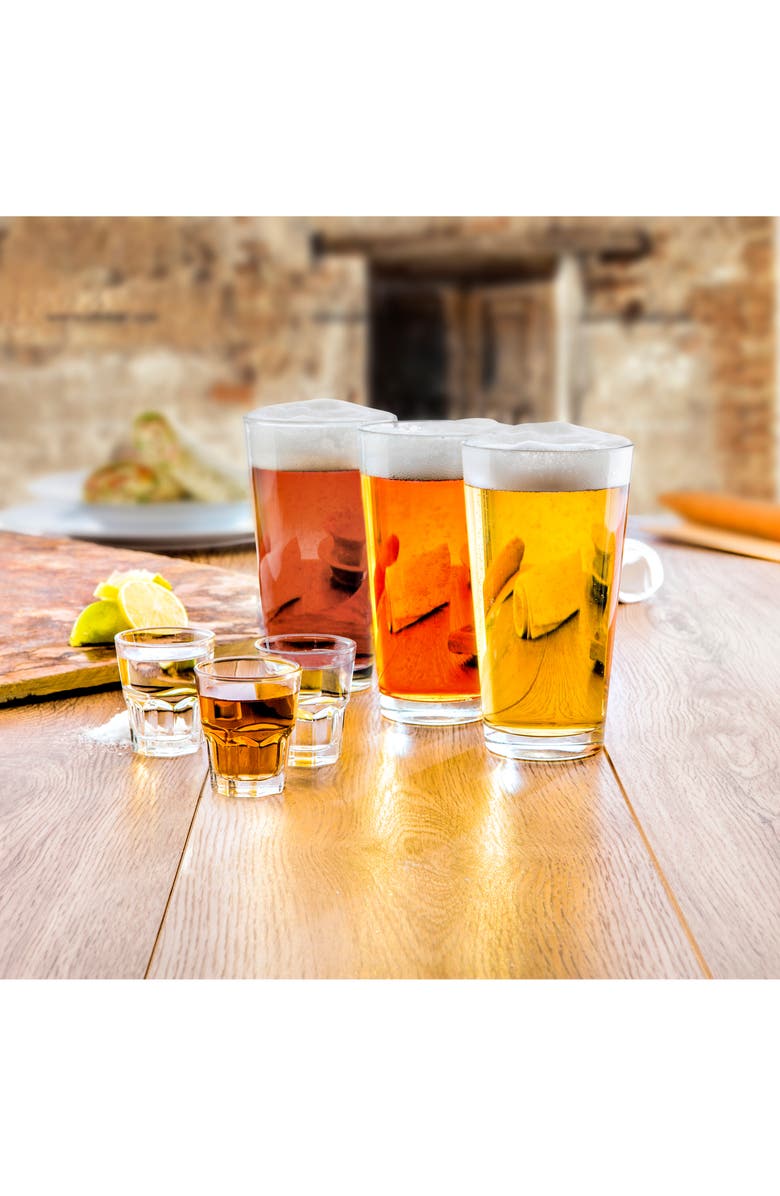 Fortessa Barca Set of 12 Mixing Pint Glasses, Alternate, color, Clear