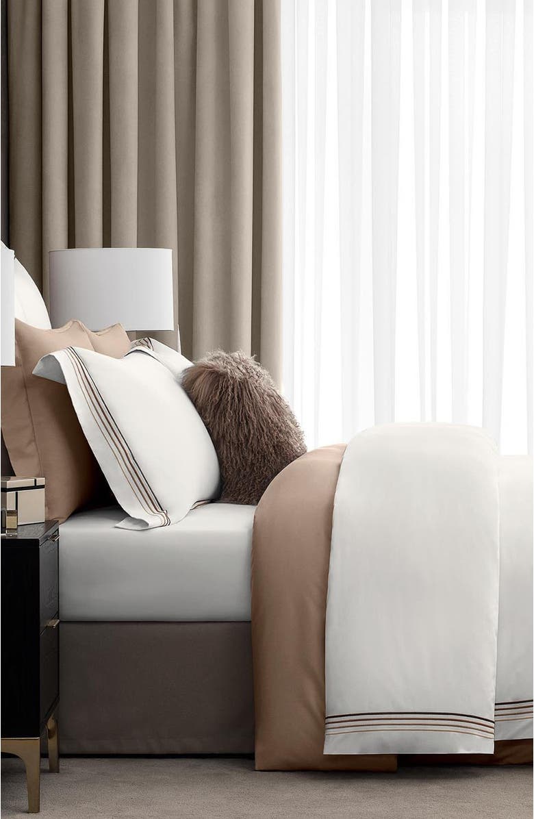 Togas Linari flat sheet, Alternate, color, White