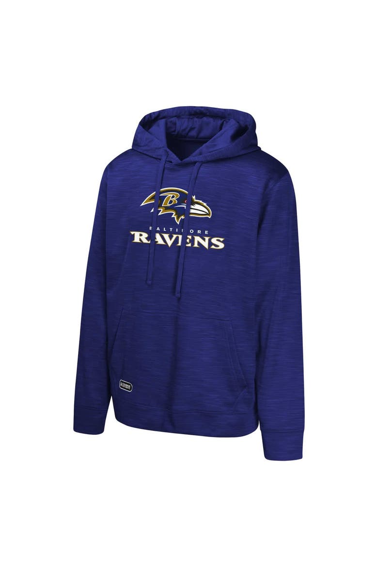 Men's Purple Baltimore Ravens Streak Fleece Pullover Hoodie, Alternate, color, Purple