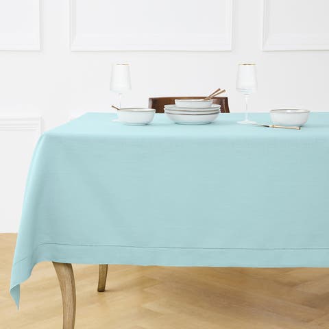 Linen Tablecloth - Classic Hemstitch