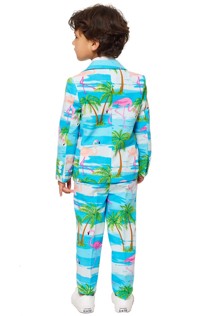 OppoSuits Flaminguy Two-Piece Suit with Tie, Alternate, color, Blue