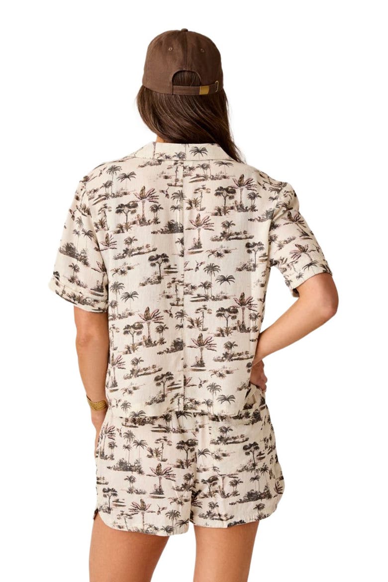Luca Linen Shirt, Alternate, color, Toile