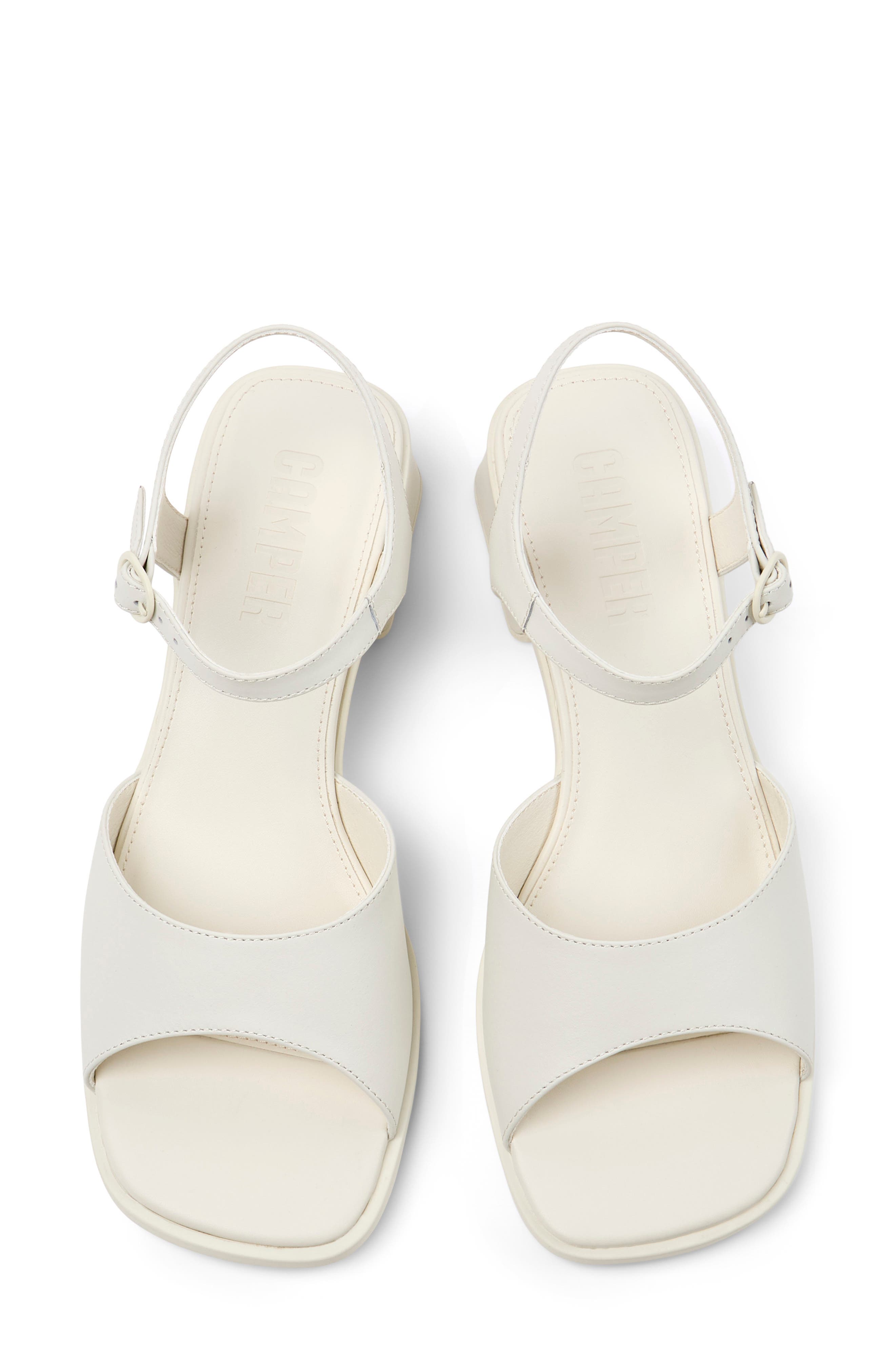 Kora Ankle Strap Sandal, Alternate, color, WHITE NATURAL