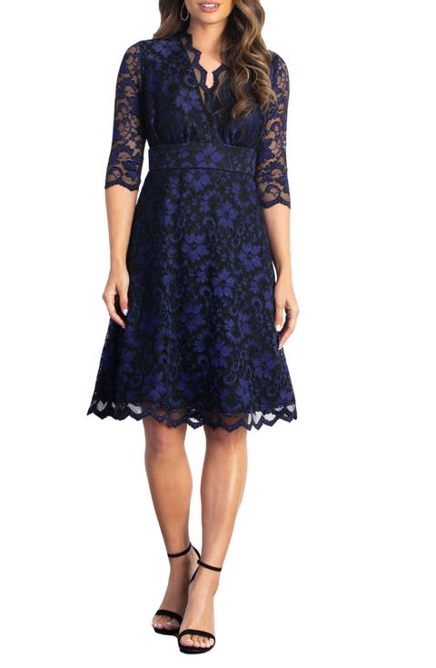 Mon Cherie Lace Cocktail Dress