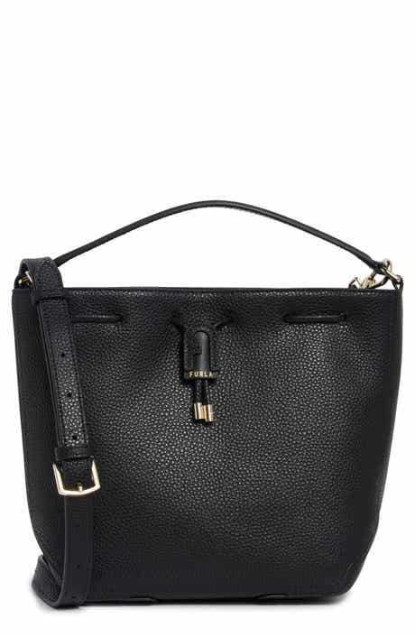 Furla Atena Leather Bucket Bag