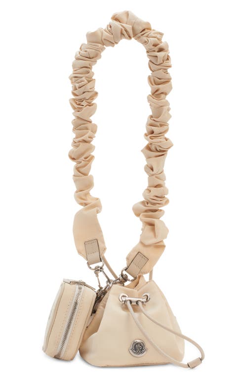 Moncler Double Pouch Top Handle Bag In White