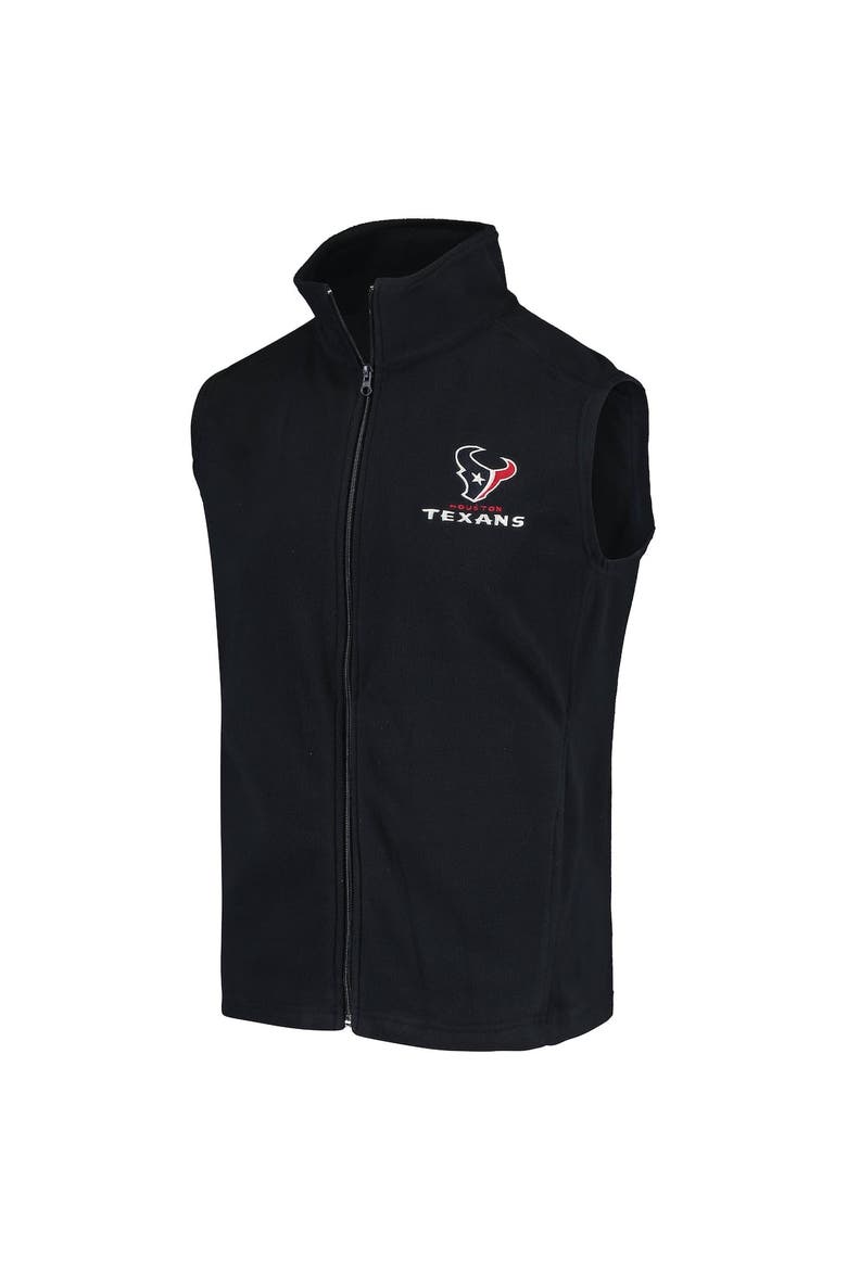 Men's Navy Houston Texans Houston Fleece Full-Zip Vest, Alternate, color, Navy