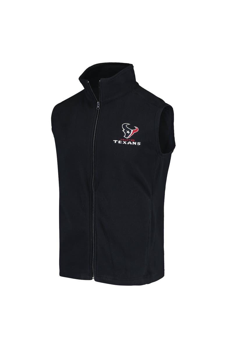 DUNBROOKE Men's Navy Houston Texans Houston Fleece Full-Zip Vest, Alternate, color, 