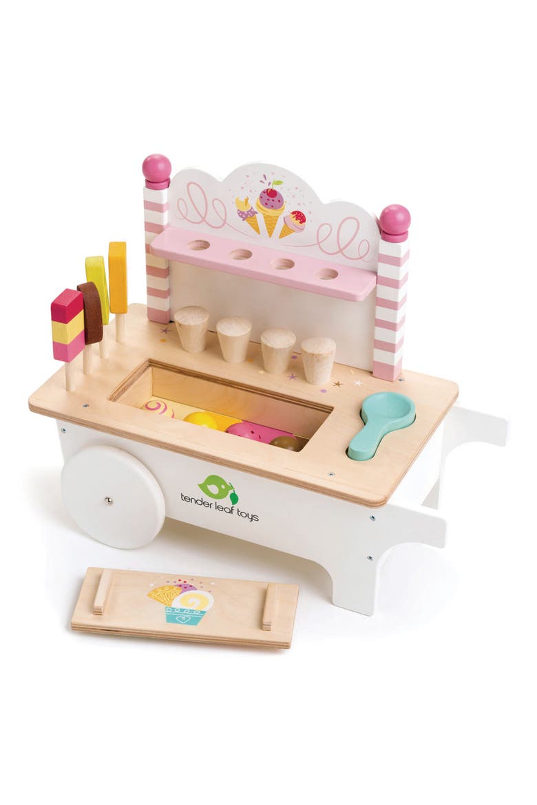 Ice Cream Cart Playset, Main, color, MULTI