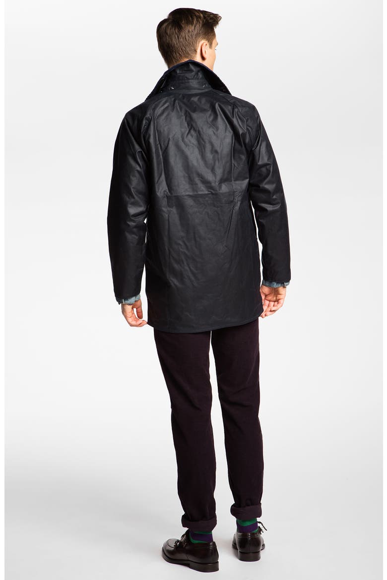 'Beaufort' Regular Fit Weatherproof Waxed Jacket, Alternate, color, NAVY