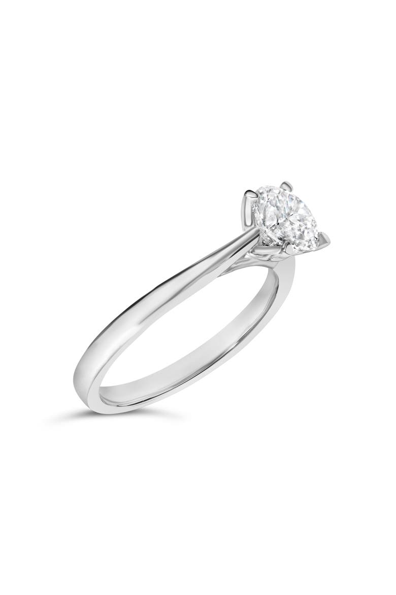 14K White Gold 1.0 Cttw Eagle Claw Set Lab Grown Diamond Engagement Ring, Alternate, color, White
