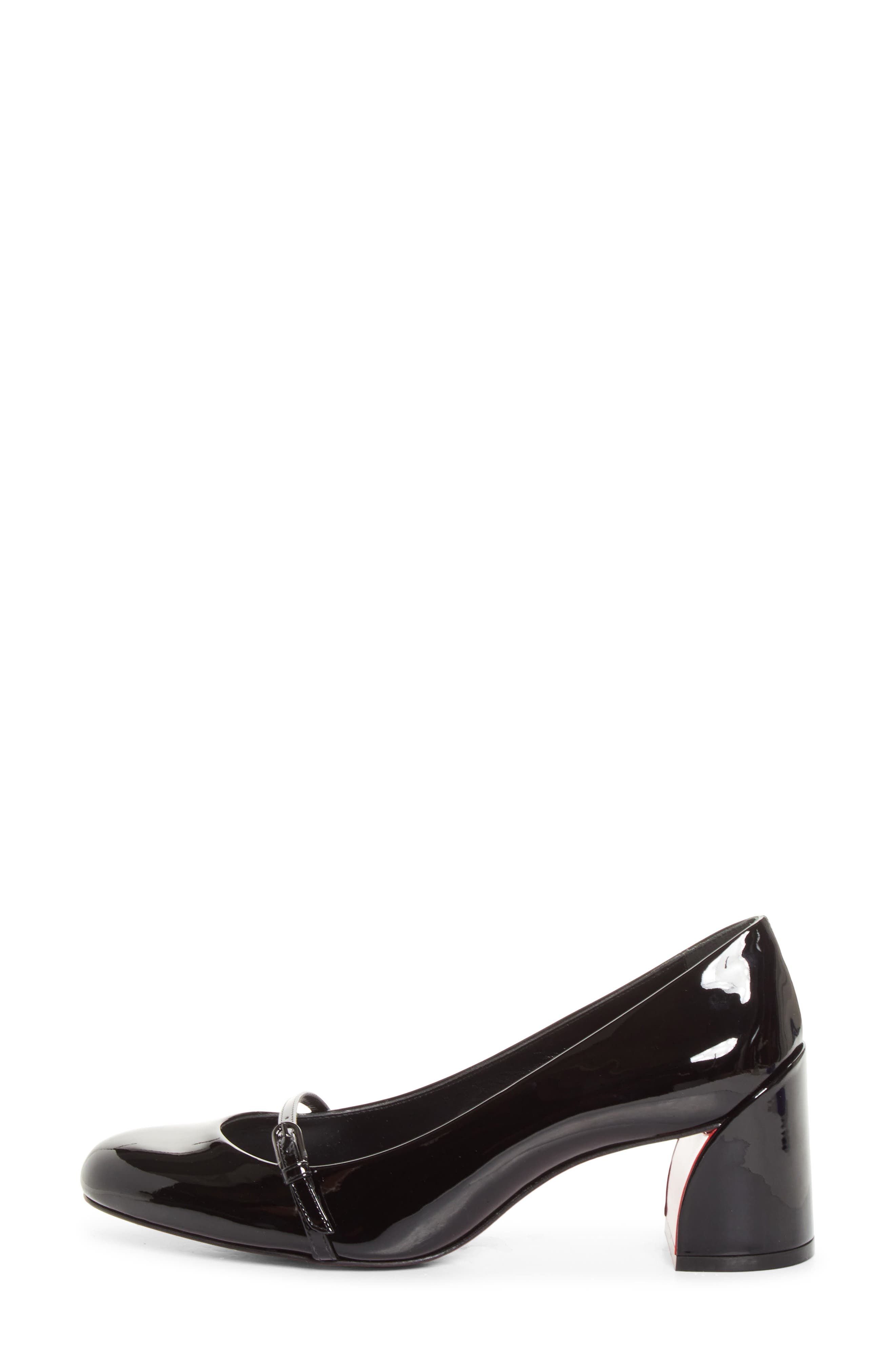 Jane Nina Patent Leather Pump, Alternate, color, B439 BLACK/ BLACK