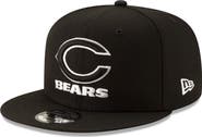 New Era Men's New Era Black Chicago Bears B-Dub 9FIFTY Adjustable Snapback Hat