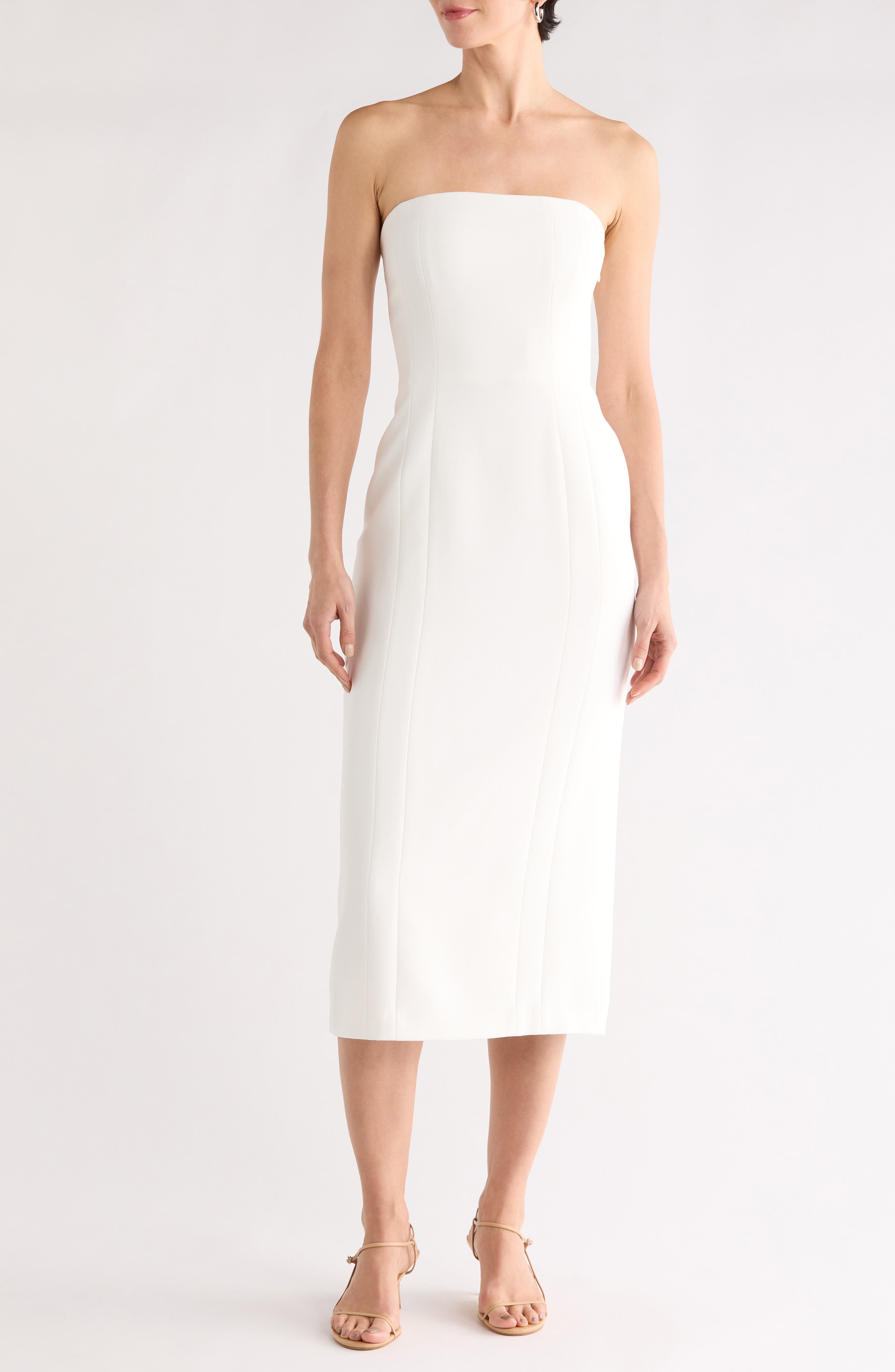 A.L.C. Elizabeth Strapless Midi Dress