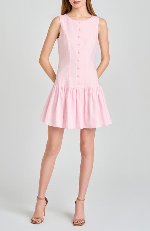 Martini Linen Blend Minidress