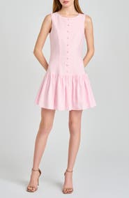 WAYF Martini Linen Blend Minidress