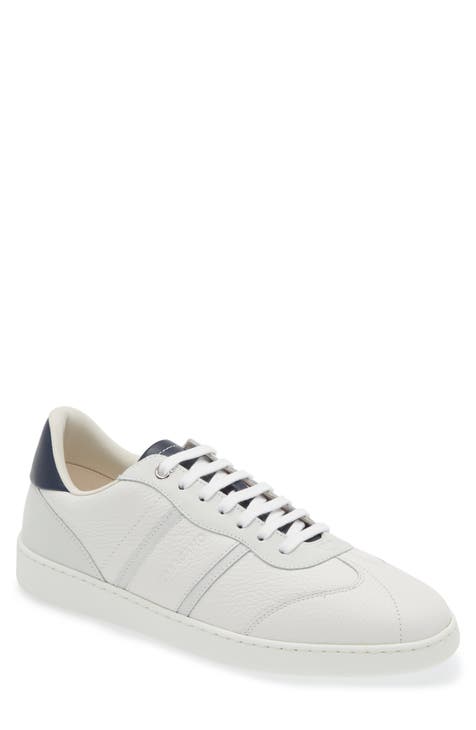 Men s FERRAGAMO White Sneakers Athletic Shoes Nordstrom