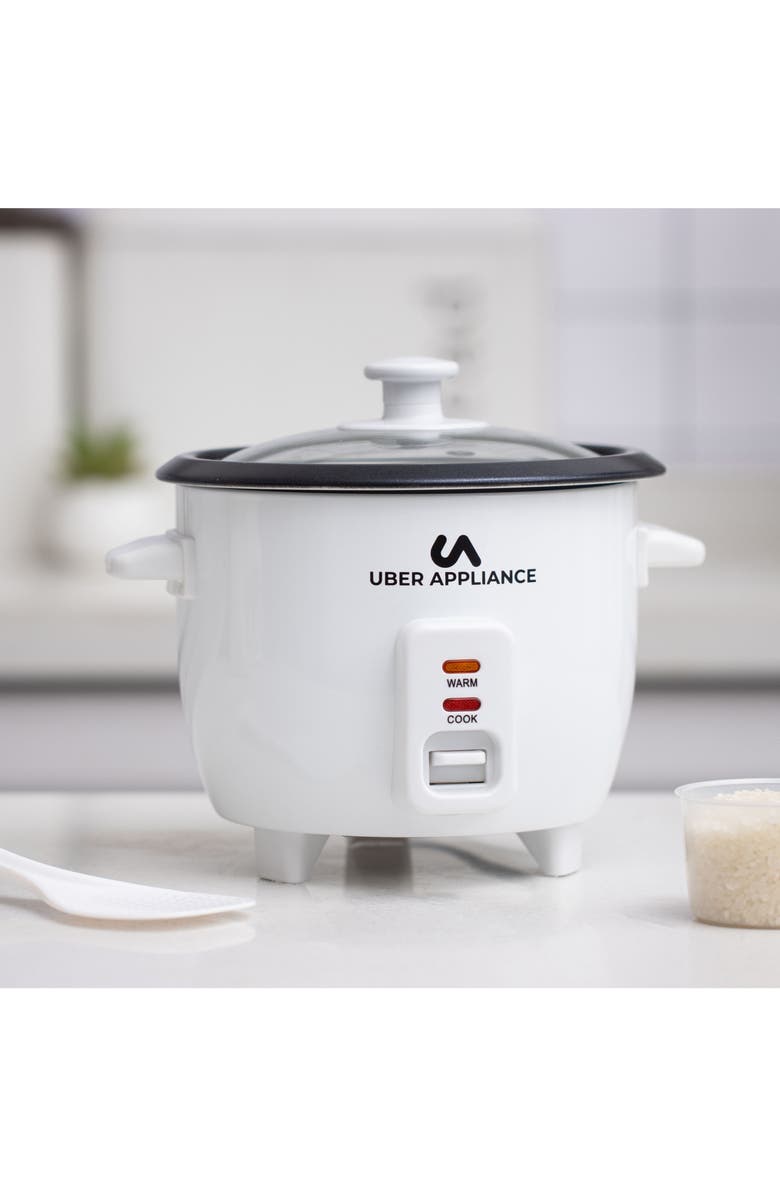 UBER APPLIANCE 6-Cup Rice Cooker, Alternate, color, White