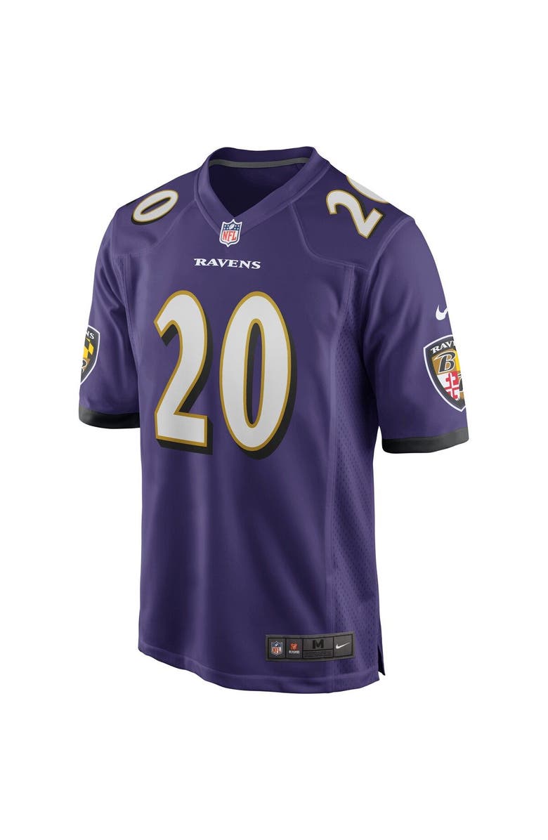 Nike Men's Nike Ed Reed Purple Baltimore Ravens Game Retired Player Jersey, Alternate, color,