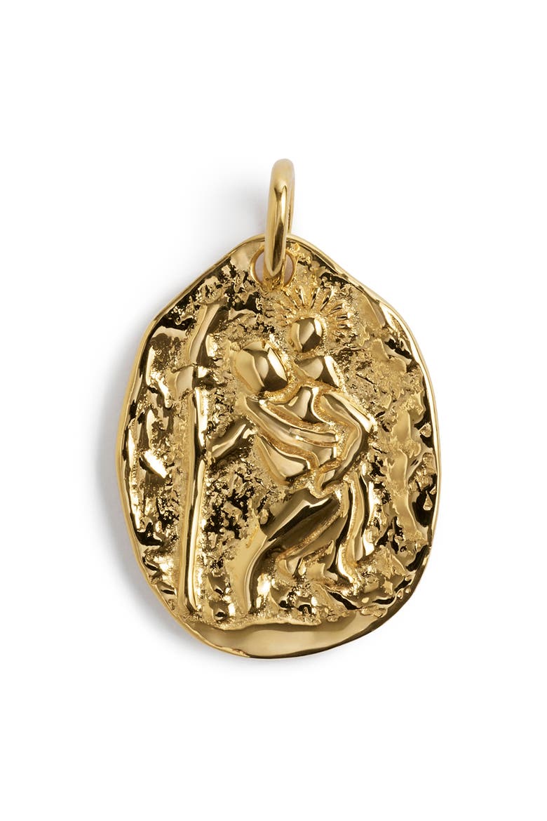 St. Christopher Pendant, Main, color, 18K GOLD VERMEIL