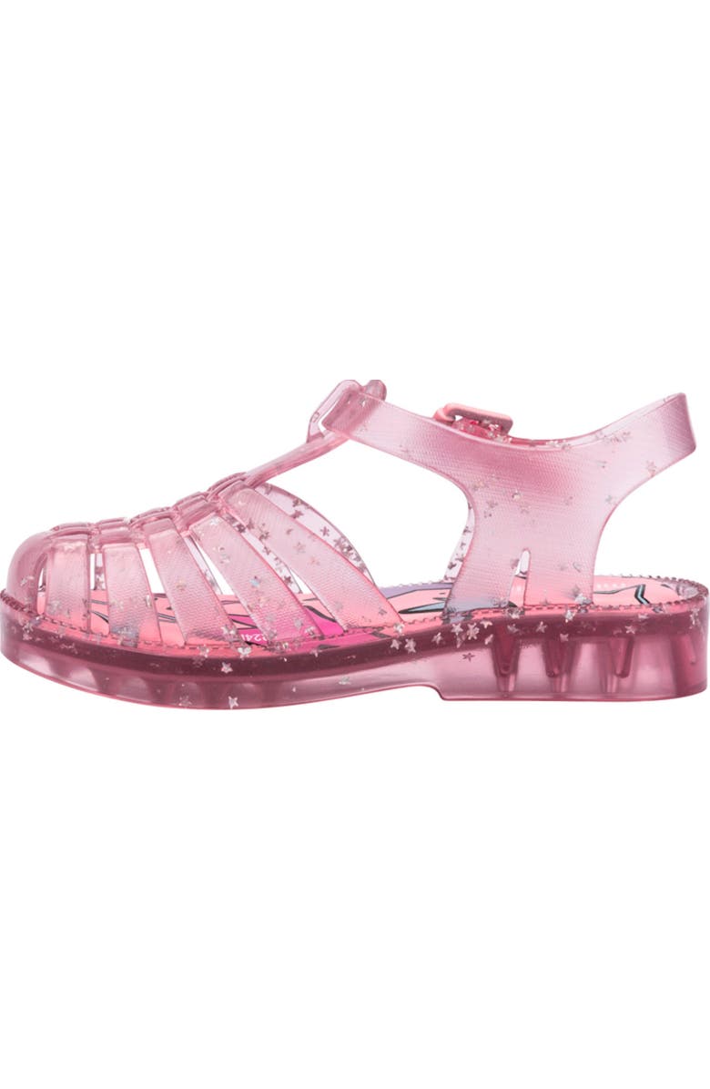 Melissa Kids' Possession Metallic Jelly Sandal, Alternate, color, Glitter Pink