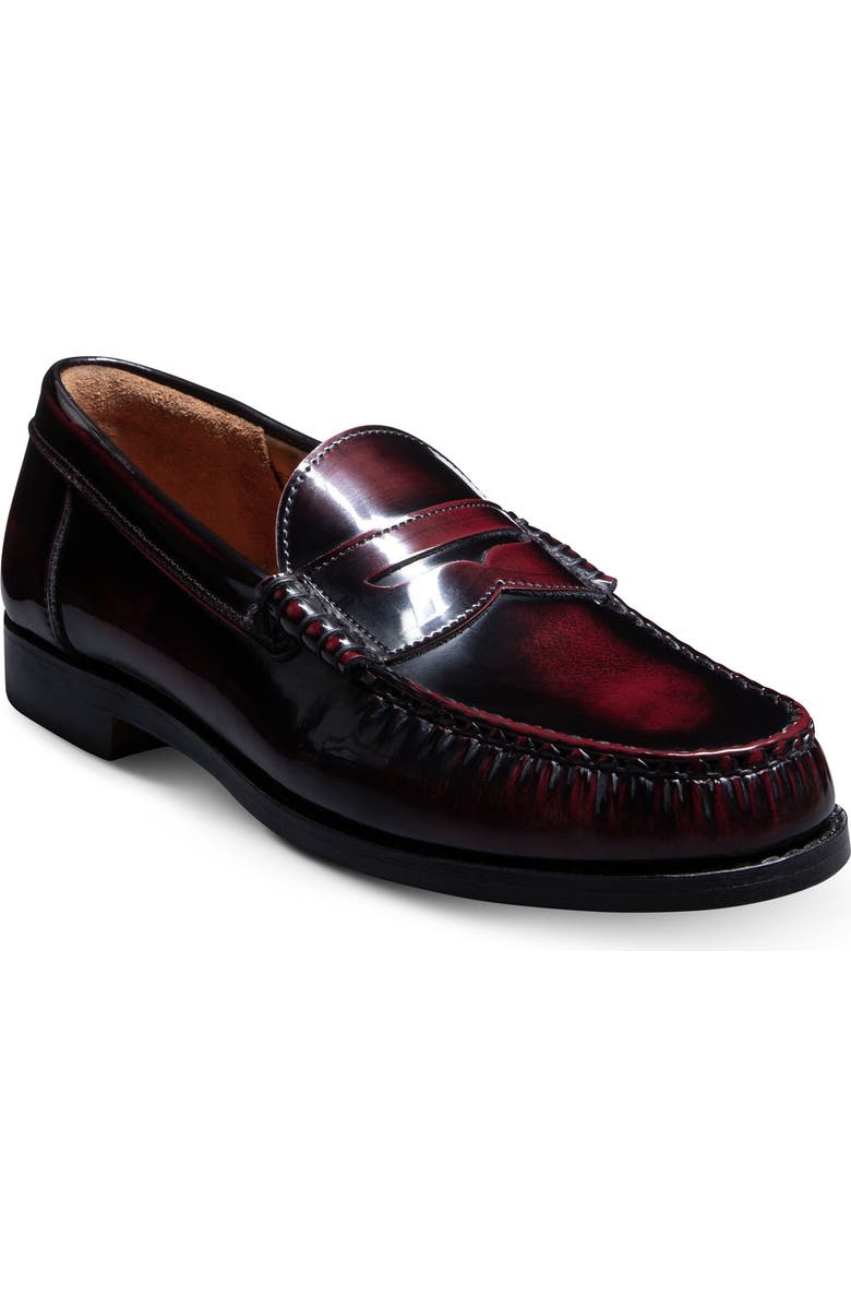 Allen Edmonds Newman Penny Loafer, Main, color, Antique Burgundy