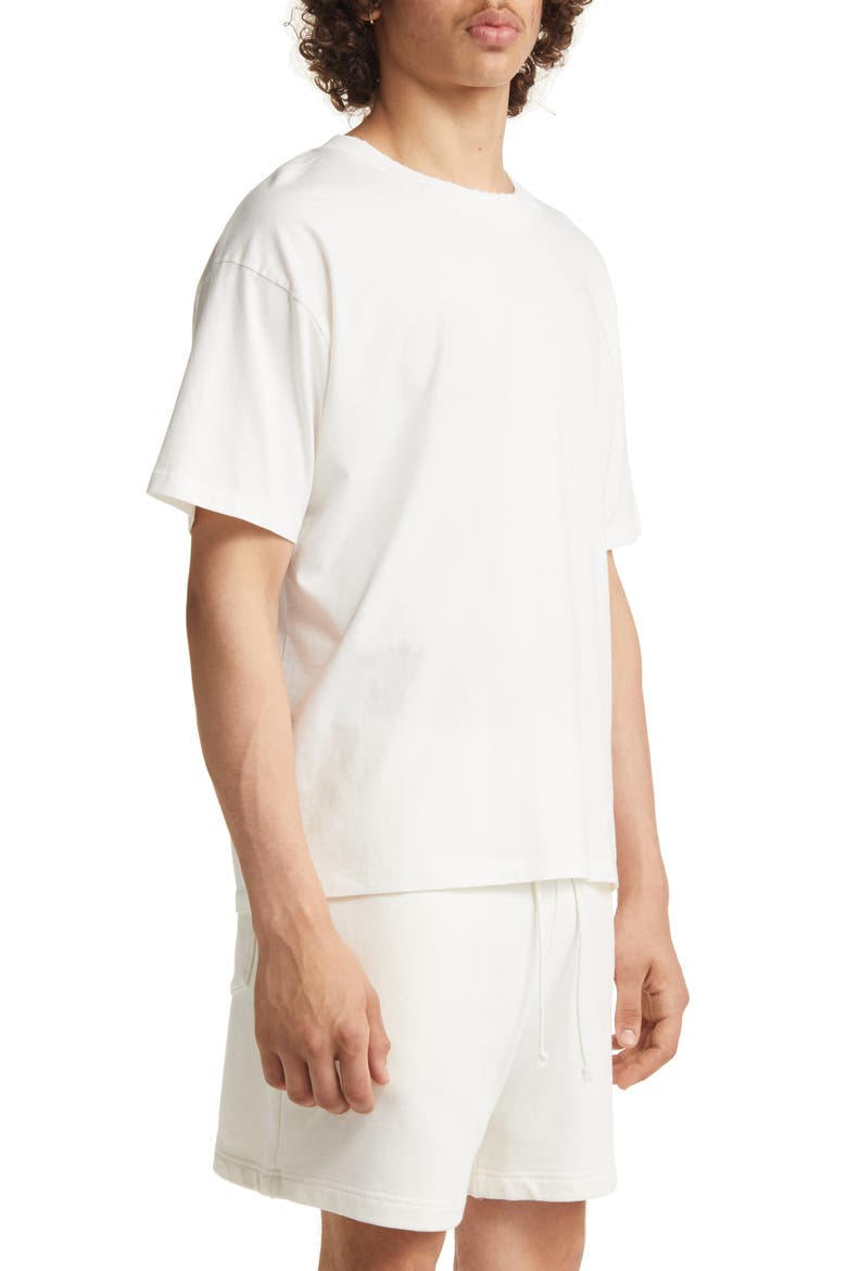 Core Oversize Organic Cotton Jersey T-Shirt, Alternate, color, WHITE