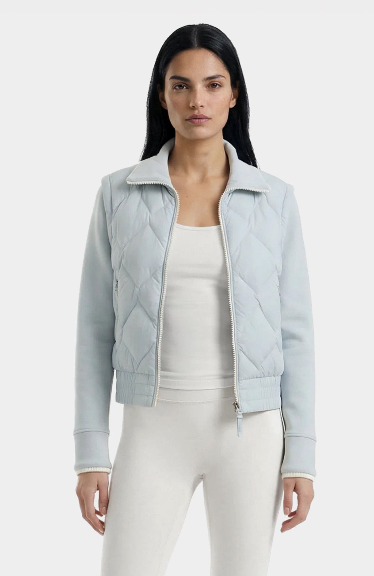 Prisa Quilted Light Down Jacket With Removable Sleeves - image 3