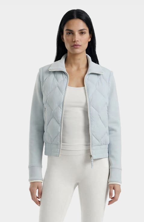 Prisa Quilted Light Down Jacket With Removable Sleeves