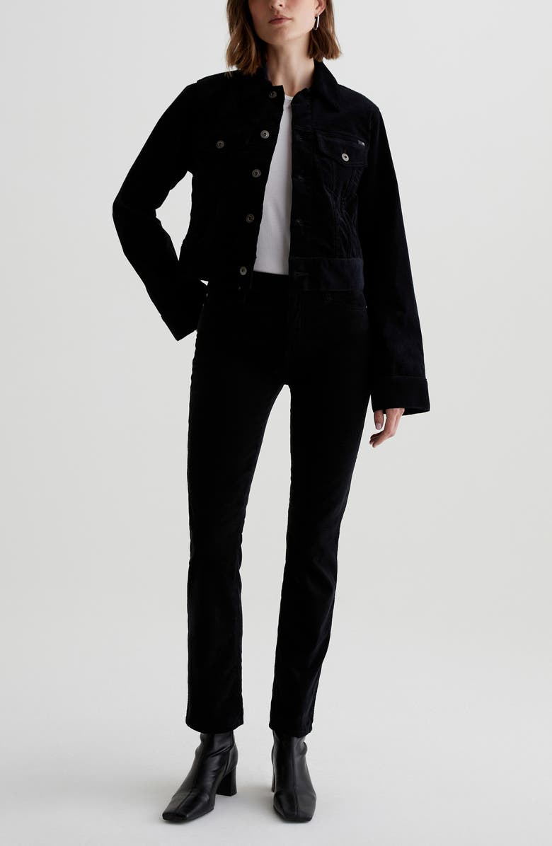 AG Mari Slim Straight Leg Corduroy Pants, Alternate, color,