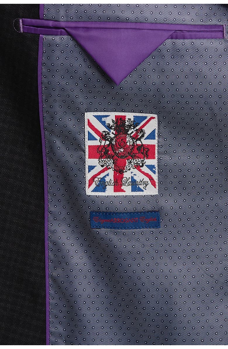 English Laundry Wool Double Breasted Peak Collar Suit, Alternate, color, 