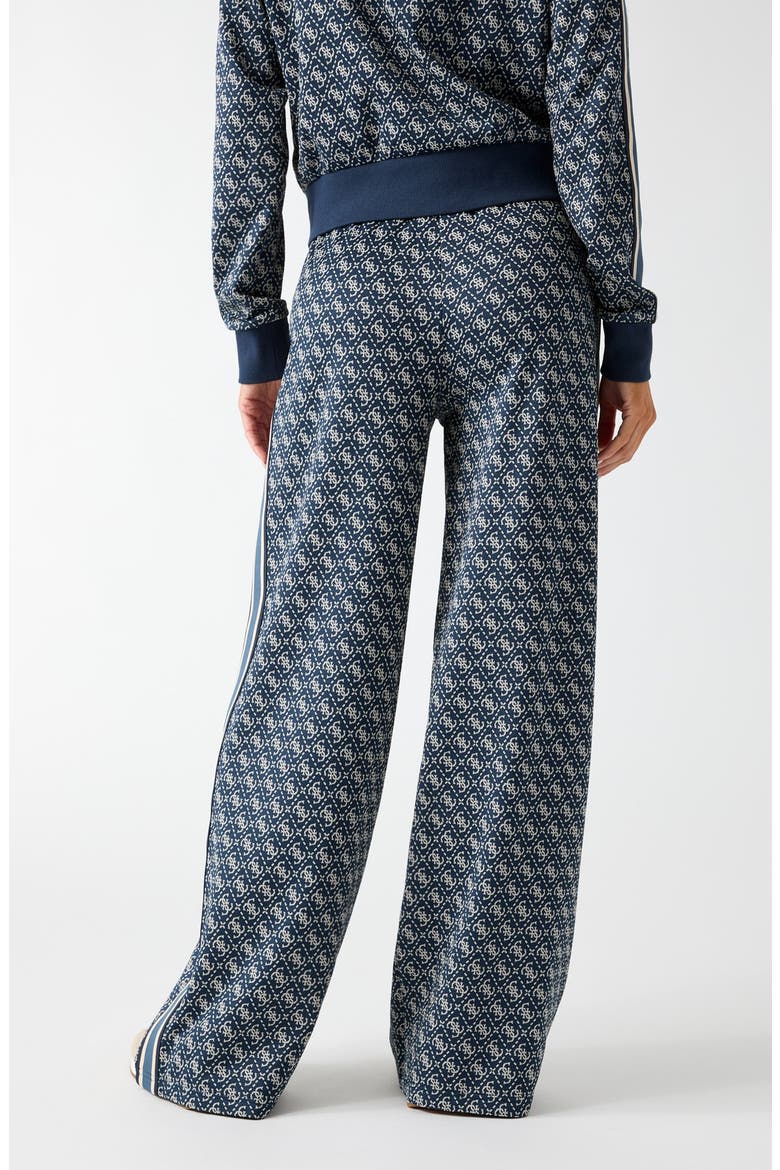 4G Logo Jacquard Drawstring Pants, Alternate, color, OPEN BLUE