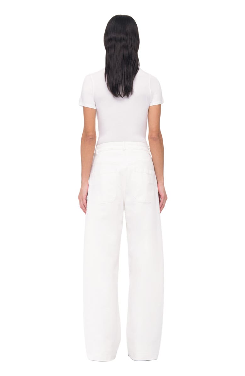 Another Tomorrow CARPENTER DENIM PANT, Alternate, color, Off White