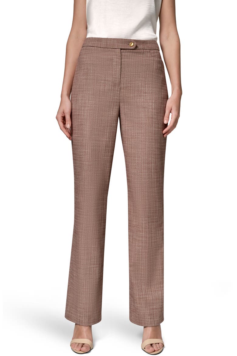 High Waist Straight Leg Pants, Main, color, SUNBAKED MULTI