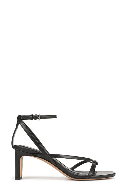 Vince Marilyn Leather Strappy Sandal In Black