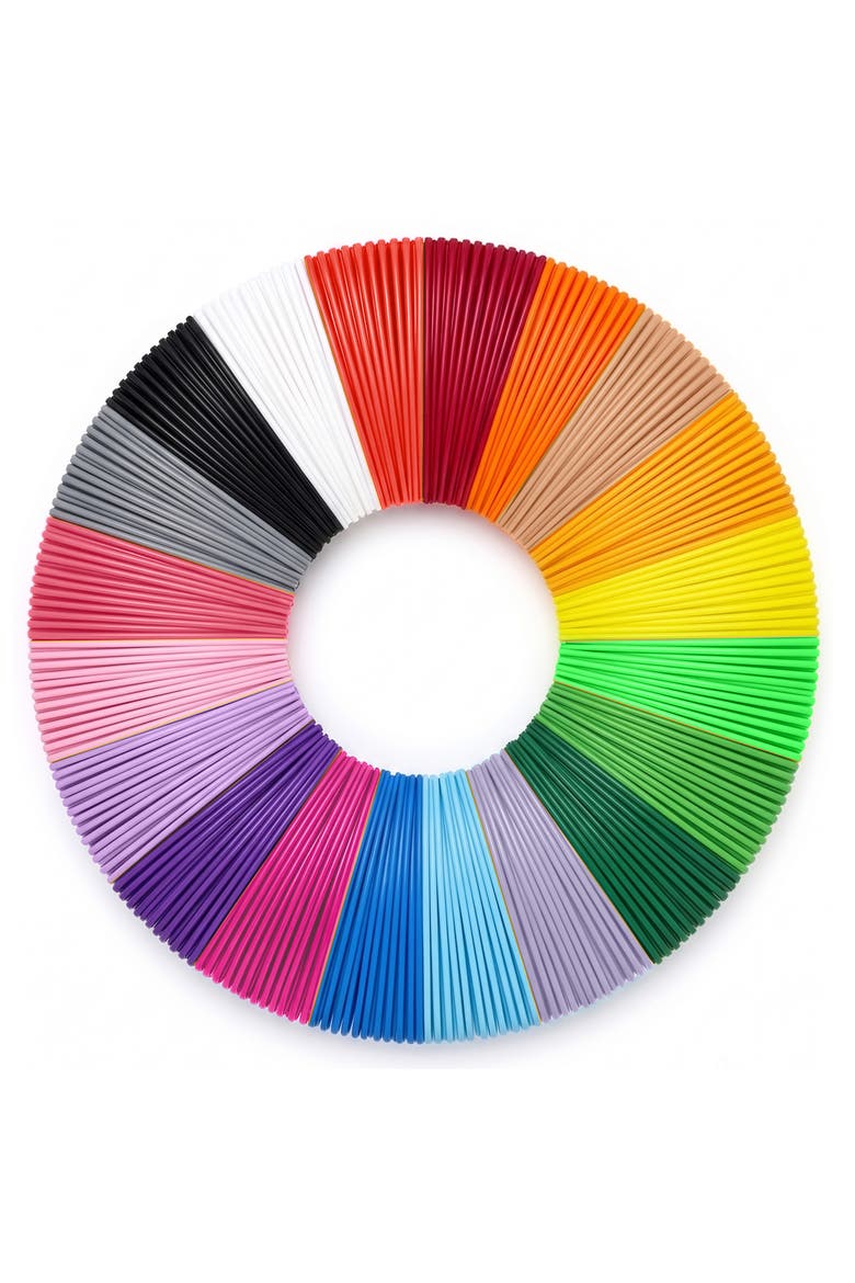 3D Printing Pen Filament Refills Set, Assorted Color 5M PLA refills, 20 pcs, Main, color, Assorted
