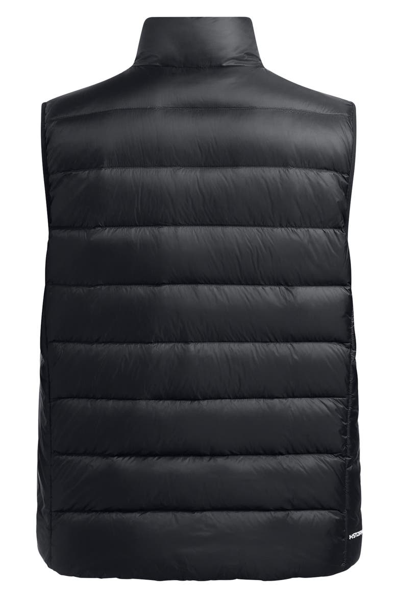 Legend Water Repellent Down Vest, Alternate, color, BLACK/ WHITE