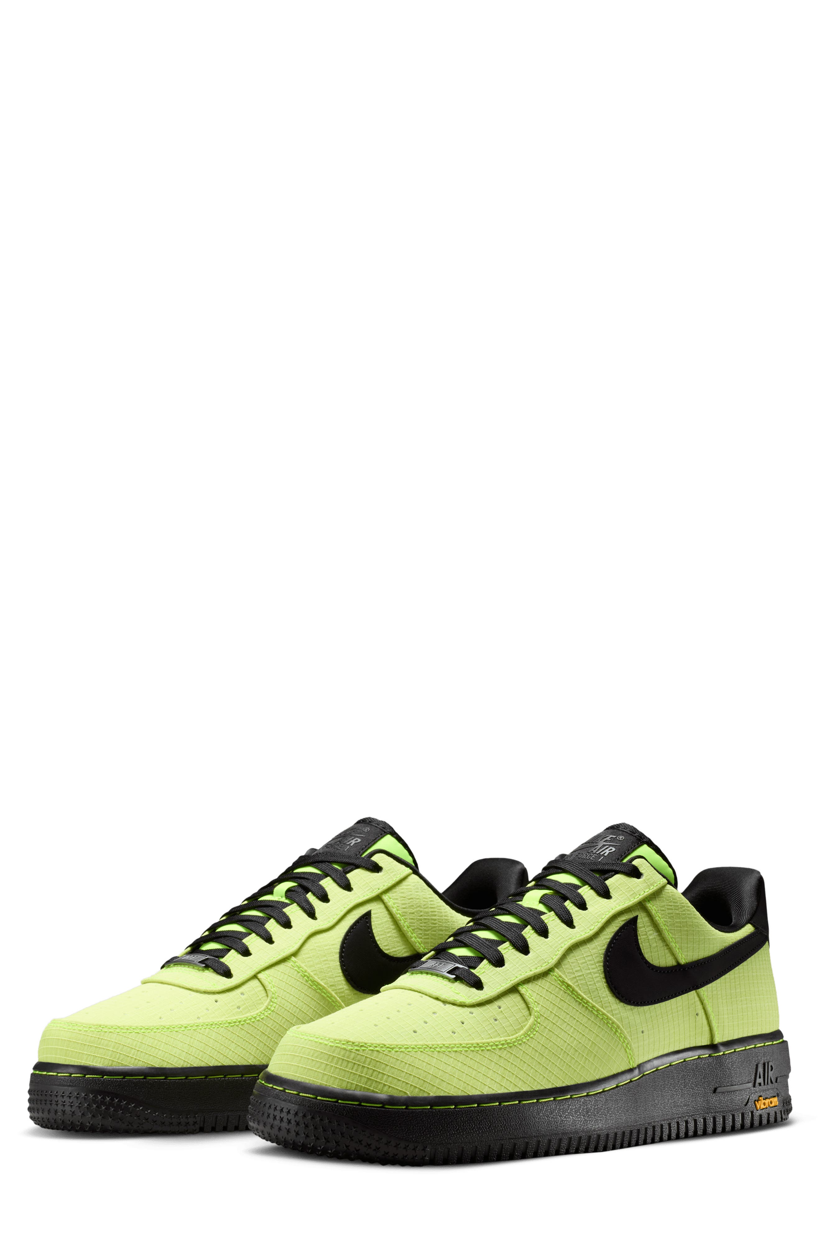 Air Force 1 '07 LX Vibram® Basketball Sneaker, Main, color, VOLT/ BLACK/ YELLOW