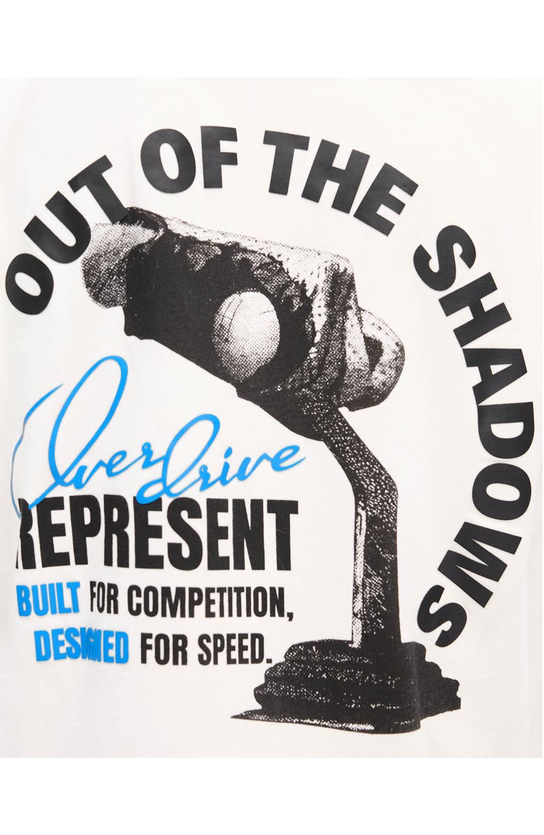 Represent Out of the Shadows Cotton Graphic T-Shirt, Alternate, color, Flat White