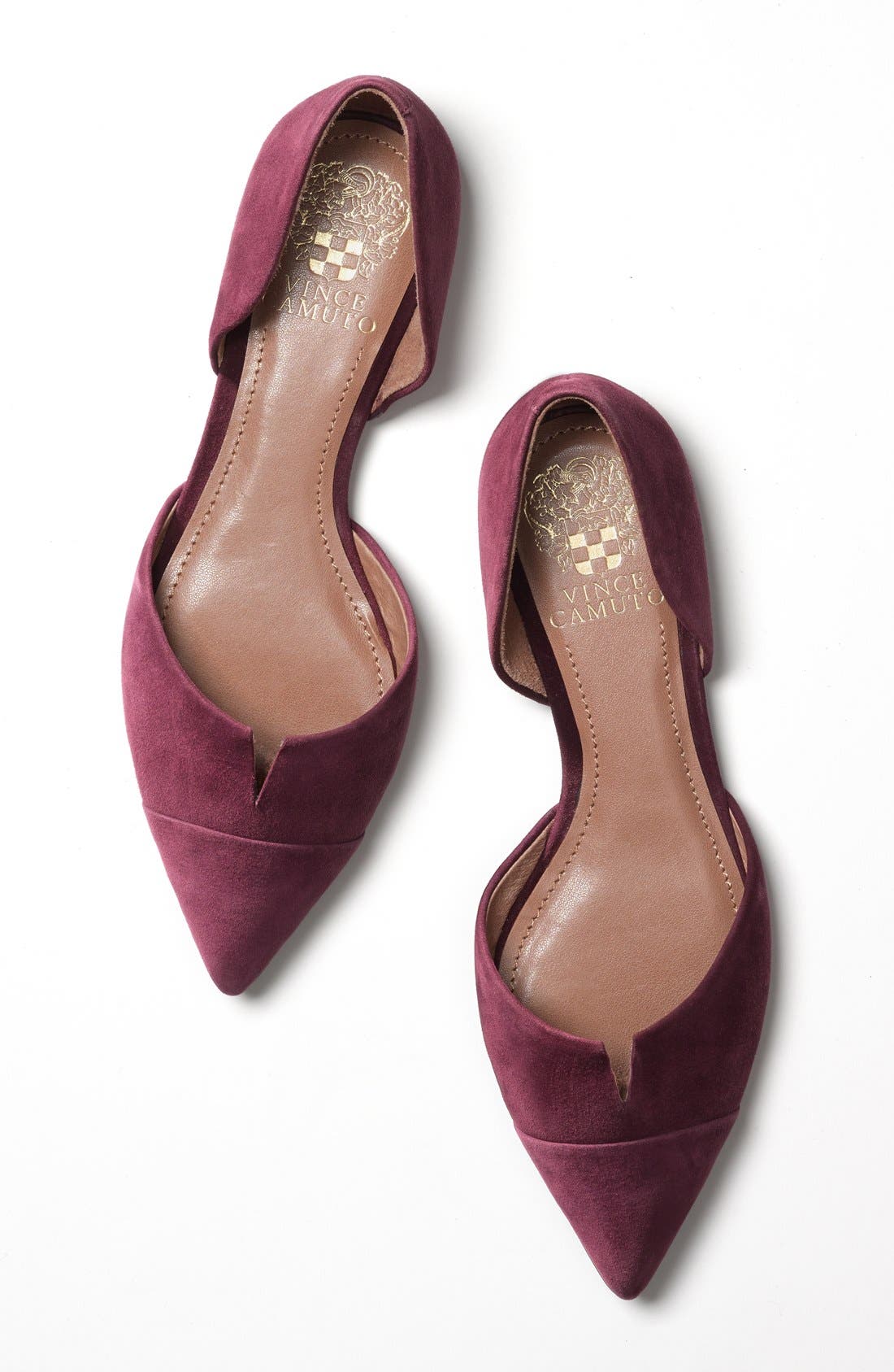 Vince Camuto 'Halia' d'Orsay Pointy Toe Flat, Main, color, 