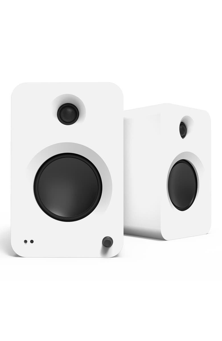Kanto REN Powered Bluetooth Bookshelf Speakers - Pair, Main, color, Matte White