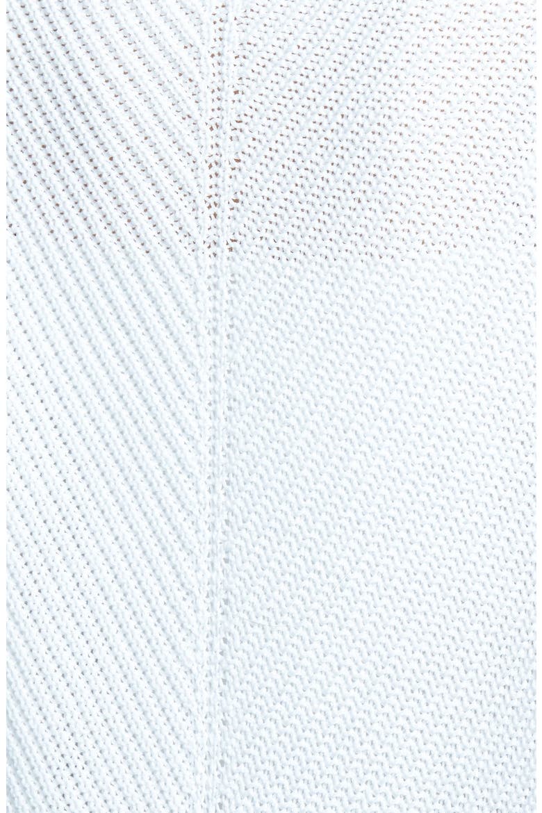 Elbow Sleeve Cotton Pullover, Alternate, color, WHITE