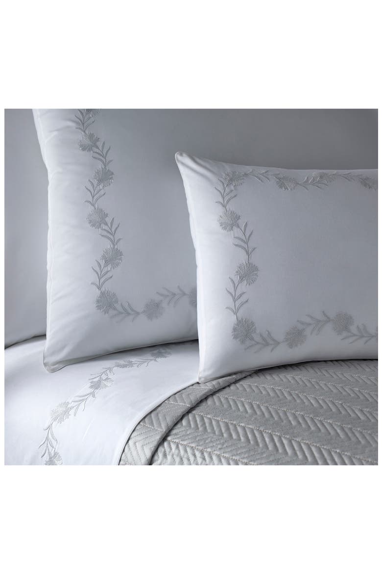 Daphne 520 Thread Count Flat Sheet, Alternate, color, HAZY BLUE