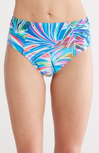 La Blanca Palm High-waist Bikini Bottom