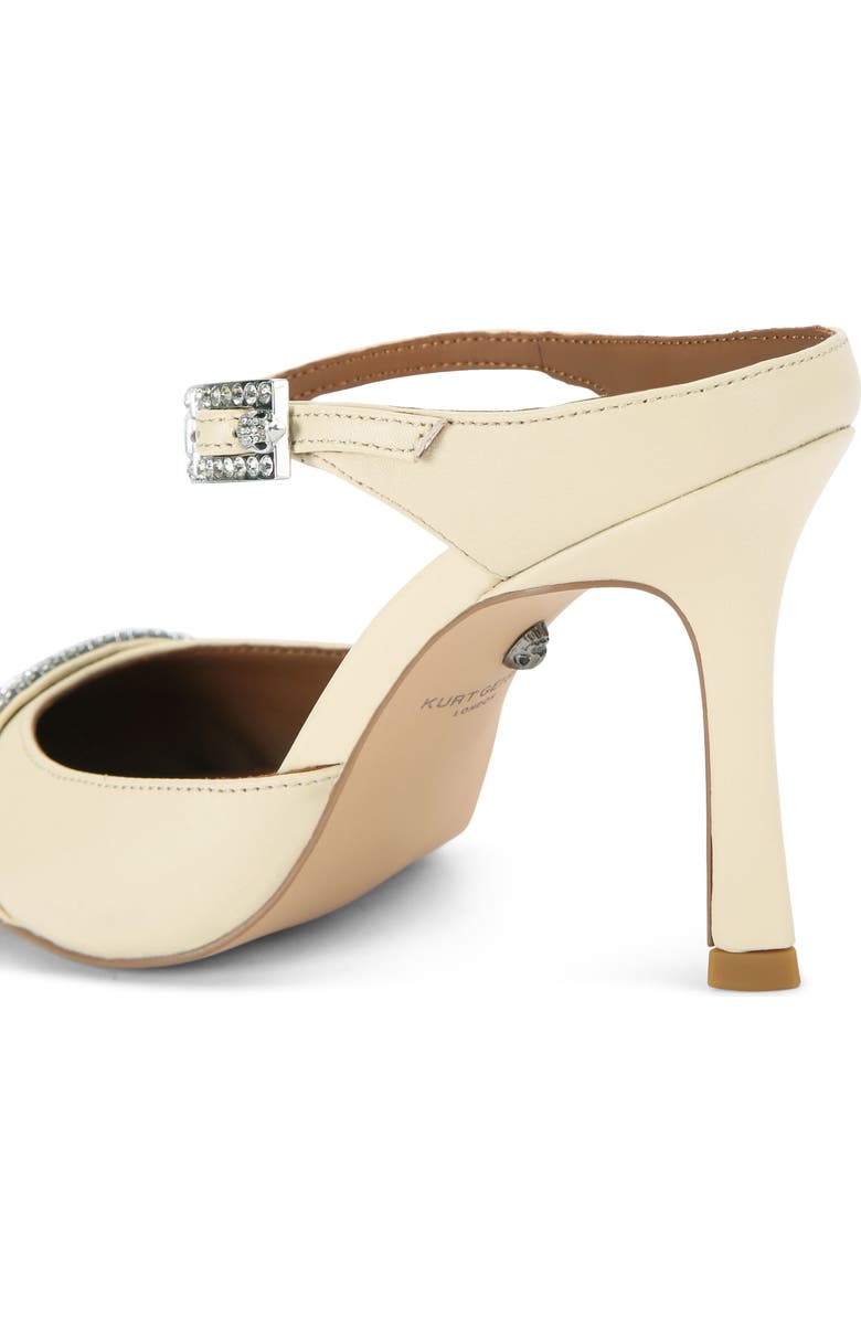Kurt Geiger London Strass Pointed Toe Mule, Alternate, color, Natural