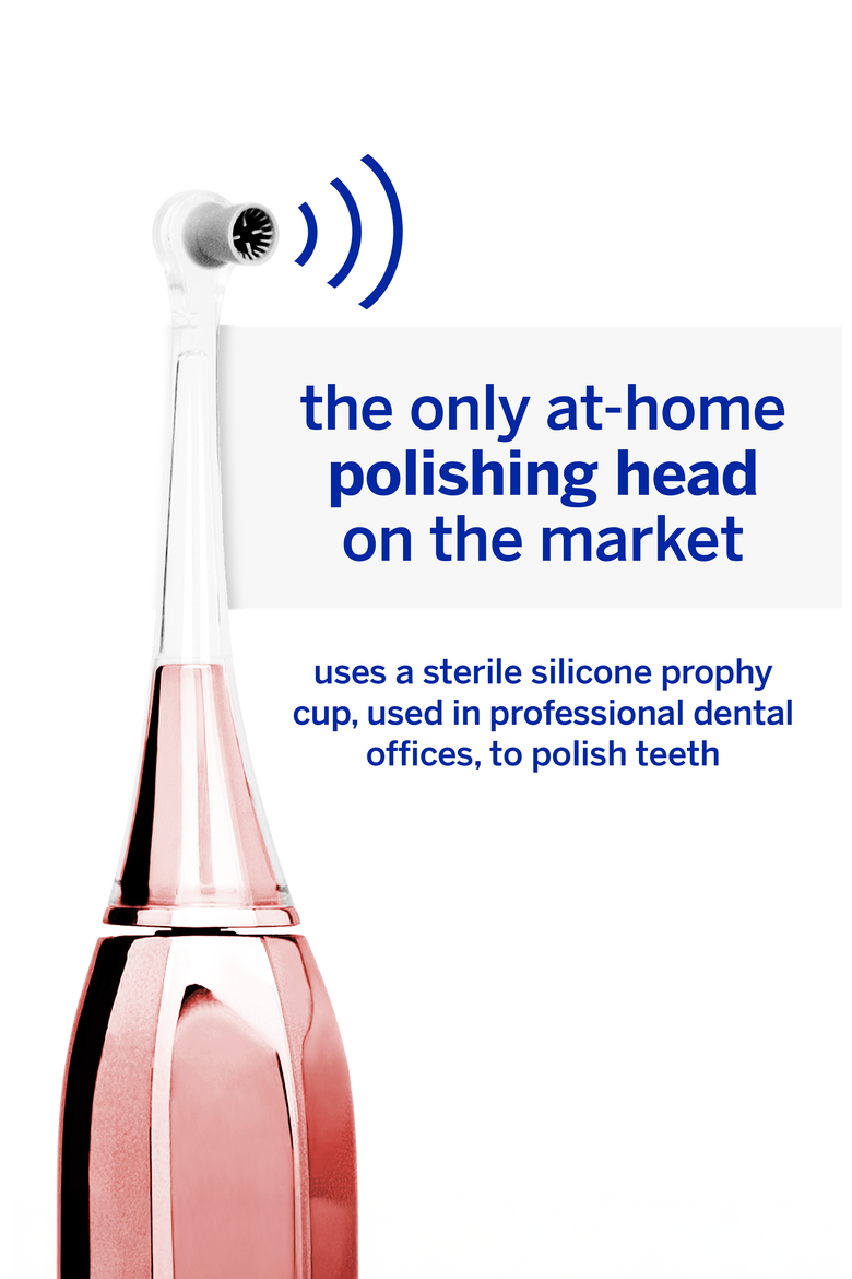 Zina45 Sonic Pulse Toothbrush, Alternate, color, Chrome Rose