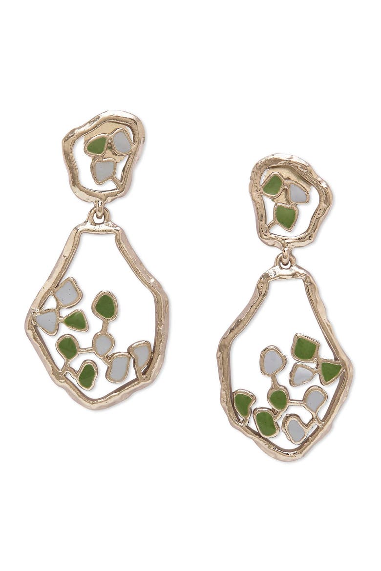 TERRA DROP EARRINGS, Main, color, Gold Plated