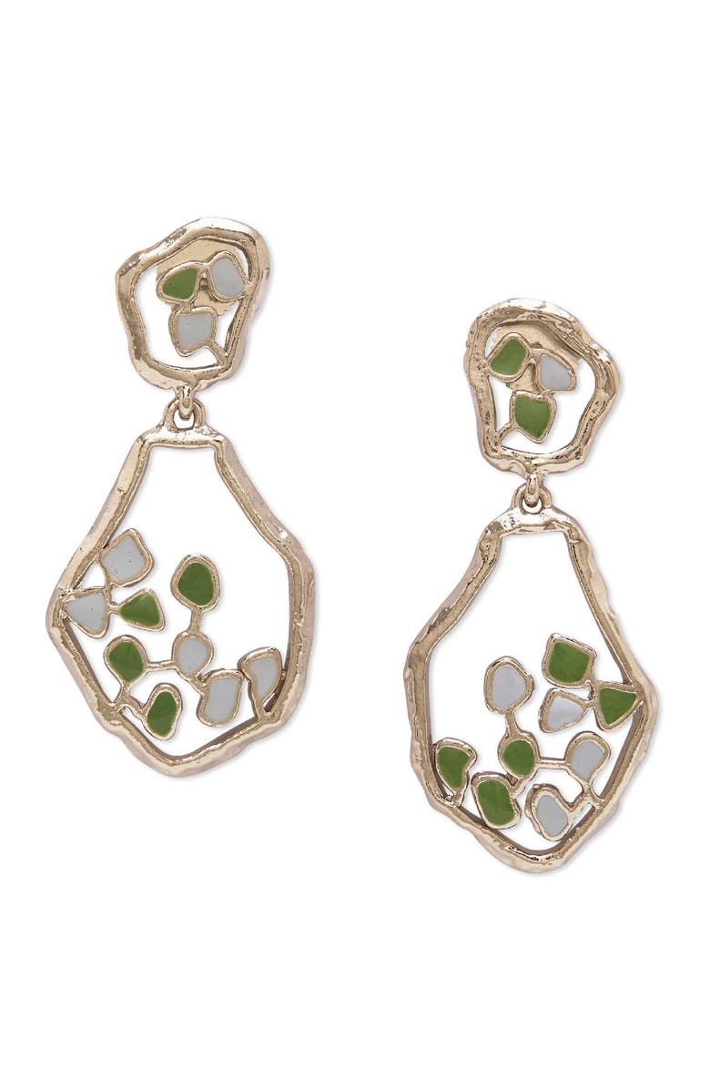 Dhwani Bansal TERRA DROP EARRINGS, Main, color, Gold Plated