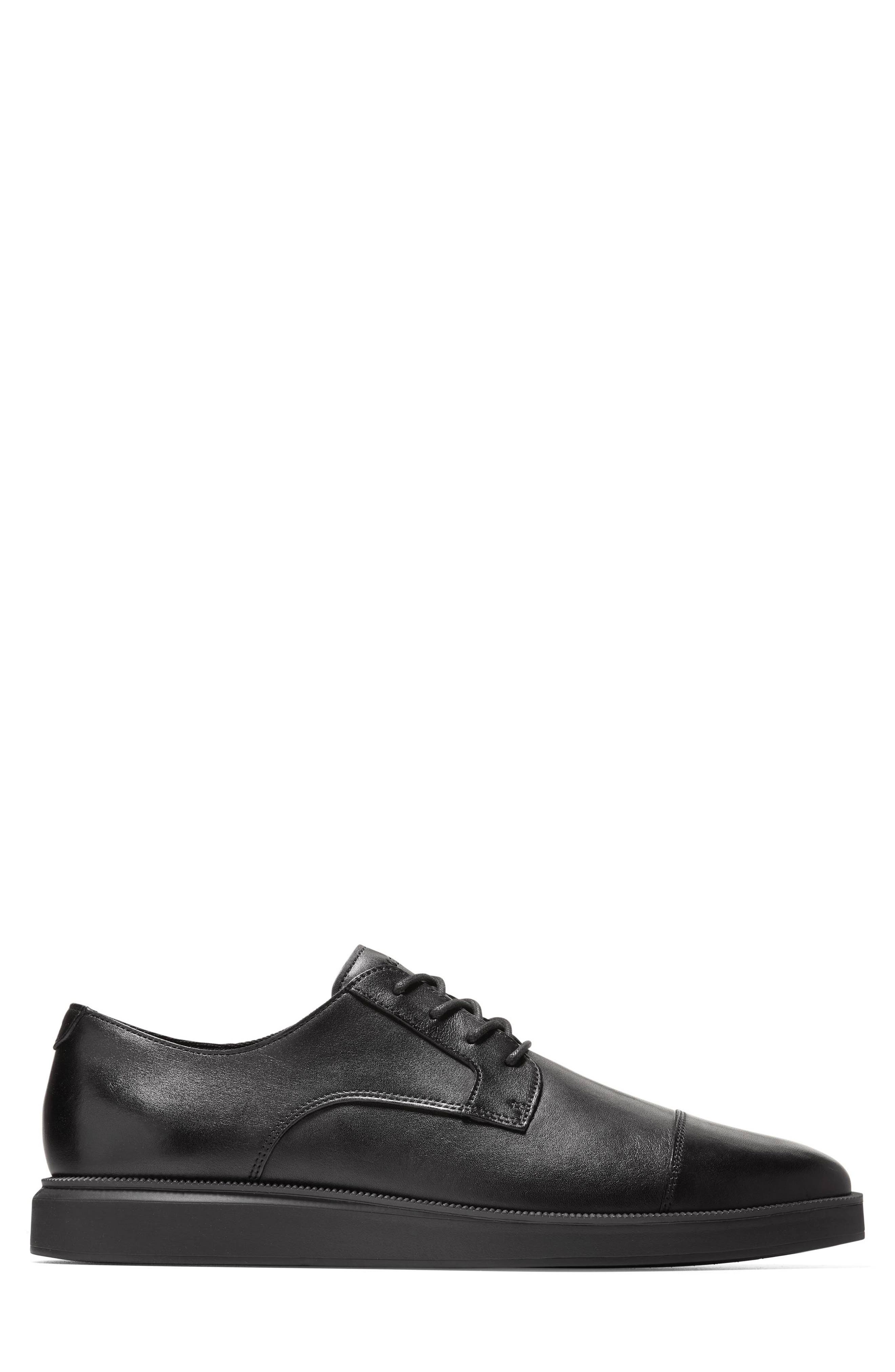Cole Haan Davidson Grand Cap Toe Oxford Sneaker, Alternate, color, Black / Black